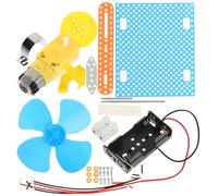 SOPOTUTU DIY Electric Oscillating Fan Model Kit for Educational Science Experiment, Eco-friendly Materials, Hand Assembly Stem Project for ’s Learning and Birthday