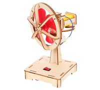 SOPOTUTU DIY Hand Assembled Oscillating Fan Material Kit for Science Experiment Educational Electric Learning Kit Stem Craft Supplies for Primary School and Kindergarten