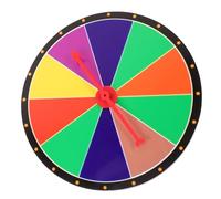 SOPOTUTU DIY Party Prize Wheel Fortune Wheel for Raffles and Games Lightweight Hanging Lottery Turntable Game Prop for Celebrations and Educational Fun