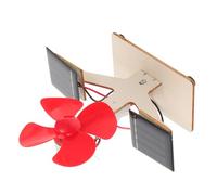 SOPOTUTU DIY Solar Power Fan Model Kit for Wooden Educational Science Physics Experiment to Enhance Hands Skills and Imagination Solar Photovoltaic Assembly for Students