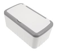 SOPOTUTU Dustproof Large Wet Wipes Storage Box with Lid Desktop Tissue Holder for Bathroom Kitchen Nursery Modern Tissue Paper Container with Ample Capacity for Wet and Dry Wipes