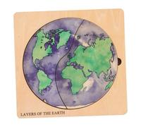 SOPOTUTU Earth Puzzle Model Kit for Teens Educational Globe Puzzle for Early Learning Spatial Imagination Development Required Fun Geography Teaching Supply