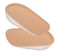 SOPOTUTU Elastic Soft Gel Silicone Height Increasing Insoles for Men Women Invisible Comfortable Shoe Heel Lifts with Boost Soft High Elastic Pads for Casual Sports Formal Shoes