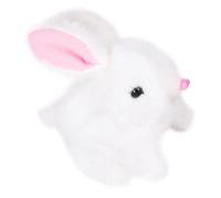 SOPOTUTU Electric Plush Rabbit, Interactive Singing and Jumping Bunny Stuffed Animal, Cognitive Plaything Suitable for Boys, 1 Random Color, Battery Not Included Random Color