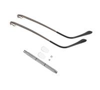 SOPOTUTU Eyeglasses Repair Kit with Metal Replacement Arms and Nose Pads Includes Screwdriver for Stable Comfortable Fit and Anti-slip Support Compatible with Glasses for Men and Women