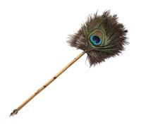 SOPOTUTU Feathered Duster with Bamboo Handle Lightweight Handheld Dust Sweeper for Home Cleaning Ergonomic Non-slip Grip Multipurpose Tool for Ceiling Furniture Car and Walls Portable