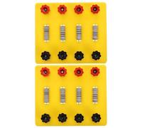 SOPOTUTU Fixed Value Resistor 5Ω 10Ω 15Ω Set of 2 Experimental Resistors Physics Teaching Equipment Electrics Teaching Aids for Student Electricity Lab Experiments Random Color Random Color