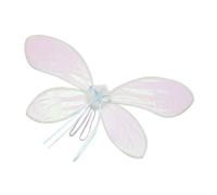 SOPOTUTU Foldable Dazzling Butterfly Wings for Adults Angel Cosplay Prop with Comfortable Material Performance Wing for Dress Up and Party Small White for Elegant Costumes
