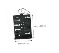 SOPOTUTU Foldable Travel Backgammon Portable Lightweight Strategic Board Game for Adults Party Fun Chess