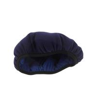 SOPOTUTU Folding Elastic Cane Seat Cover Cushion for Elderly, Navy Soft Fleece Padded Crutch Stool Seat Cover 7.86x7.66x1.18in, Comfortable Mobility Aid Cushion for Travel and Daily Use