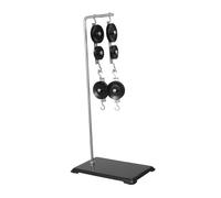 SOPOTUTU Galvanized Steel Physics Pulley with Thick Base Experimental Science Supplies for Schools and Research Labs Teaching Force Transmission Principles