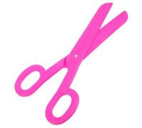 SOPOTUTU Giant Clown Scissors Prop for Pretend Play, Pink Plastic Safe Shears for Carnival Costume and Halloween Stage Performance