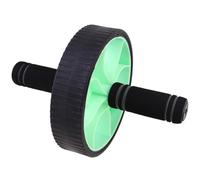 SOPOTUTU Green Ab Roller Wheel for Abdominal Exercise Lightweight Fitness Equipment Portable Core Workout Tool for Home Unisex to Build Muscle and Burn Calories