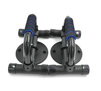 SOPOTUTU H Type Body Building Bar with Suction Cup for Home Gym Indoor Sports Non Slip Grip Stand for Upper Body Muscle Training Suitable for Chest Shoulder Back Workouts Blue