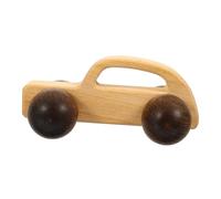 SOPOTUTU Hand Grip Car for Grasping and Fine Motor Skill Development Maple and Walnut Push with Rounded Corners for Safe Early Childhood Play