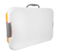 SOPOTUTU Handheld Sandbox for Leakproof Lid Portable Plastic Sand Tray Organizer with Easy Carry Handle Stable Build for Indoor and Outdoor Play Desk Sandbox Storage Box for Creative