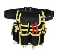 SOPOTUTU Heavy Duty Electrician Tool Bag Pouch Spacious Oxford Tool Belt Organizer with Multi Functional Storage for Hammers Screwdrivers Pliers Electrical Work for Professionals