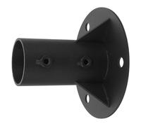 SOPOTUTU Heavy Duty Metal Fence Post Flange Base 65mm Steel Floor Mount for Deck Railing, Flagpole, and Mailbox Pole Support Anchor