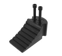 SOPOTUTU Heavy Duty Rubber Wheel Chock with Screws Triangular Car Tire Stop Block for Suv Atv Truck Parking Anti-slip Portable Car Stopper with High Traction and Enhanced Visibility