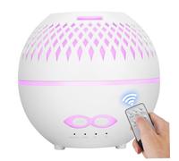 SOPOTUTU Hollow-out Essential Oil Diffuser with Uk Plug Aromatherapy Humidifier for Home Bedroom Living Auto Shut- Compact Design for Cleaner Air and Skin Care