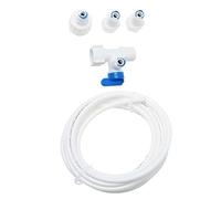 SOPOTUTU Ice Maker Water Line Kit PE Hose Connector for Ice Machines Easy Installation Piping Adapter for Home and Hospitality Use Replacement Pipe with Leak Resistant Design