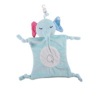 SOPOTUTU Infant Soothing Towel Elephant Pattern Baby Comforter Towel Plush and PP Cotton Safe Soft Toy for Nursery Sleep Soothers