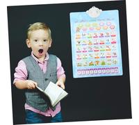SOPOTUTU Interactive Double-sided Electronic Alphabet Wall Chart for Arabic and English Learning Educational for Language Development Nursery and Classroom Use Letter Recognition and