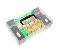 SOPOTUTU Junior High School Physics Experiment Kit Electric Circuit Learning with Materials and Complete Accessories for Basic Electrical Science Teaching and Stem Education Random Color