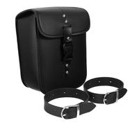SOPOTUTU Leather Motorcycle Side Pouch Large Capacity Motorbike Storage Bag for Tools and Items Wear Resistant Saddlebag with Easy Installation for Motorbike Riders