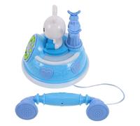 SOPOTUTU Led Boys and Girls Rotary Telephone Toy Interactive Communication Skills Training for Pretend Play Multiple Modes for Imaginative Role-playing Games