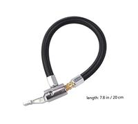 SOPOTUTU Locking Air Chuck with Air Adapter Extension for Bike Motorcycle Car Tire Inflator Metal Construction Tubes with Tight Seal Lock Compatible