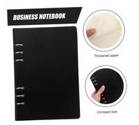 SOPOTUTU Loose-leaf Business Planner Notebook PU Leather Cover Refillable Office Journal Writing Diary for Students and Professionals