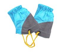 SOPOTUTU Low Ankle Gaiters Adjustable Outdoor Foot Covers Sky-blue for Hiking Backpacking Walking Lightweight Leg Protection Against Snow Mud Briars and Cacti Needles