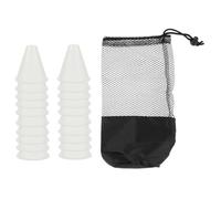 SOPOTUTU Luminous Roller Skating Marker Cones Windproof PE Training Cones with Hollow Flat-top Design for Agility Drills and Sports Practice