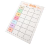 SOPOTUTU Magnetic Dry Erase Menu Board Large Acrylic Fridge Meal Planner Smooth Writable Surface for Kitchen Organization Weekly Meal Planning and Memo Taking