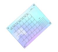 SOPOTUTU Magnetic Small Acrylic Dry Erase Board for Fridge Reusable Weekly Planning Memo Board with Smooth Surface Wear-Resistant Desktop Organizer for Notes and Task Lists