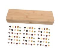 SOPOTUTU Mancala Board Game for Colorful Beads Stones Educational Mathematical Strategy for Family Fun Classroom Learning and Interactive Play