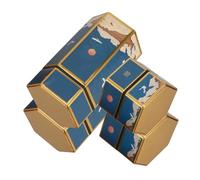 SOPOTUTU Metal Tobacco Storage Tin Boxes 4pcs 50g Airtight Small Cigarette Case Set with Lid Portable Vintage Smoking Accessory for Office and Travel