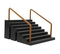 SOPOTUTU Mini Finger Skateboard Ramp Obstacle for Skateboard Park Finger Exercise Park Accessory Creative Coordination for Boys