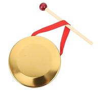 SOPOTUTU Mini Gong Chinese Traditional Percussion Instrument Loud Sound Sturdy for Festival Party Celebration