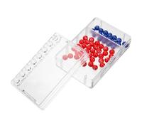 SOPOTUTU Mini Lottery Machine with Balls Portable Transparent Manual Number Picker for Fair Random Draws Lightweight Small Lottery Supplies for Games Bingo Gift
