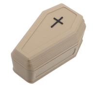 SOPOTUTU Mini Pet Burial Casket: Resin Box with Stable Structure - Burial Coffin for Hamster, Small Animal Bird Reptile Rabbit Mice Memorial Funeral
