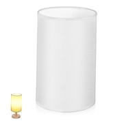 SOPOTUTU Minimalist Cylinder Cloth Lampshade for Desk Lamps Bedside Lamp Shade with Soft Fabric Material Easy Assembly Suitable for Home Cafe Library and Restaurant Lighting