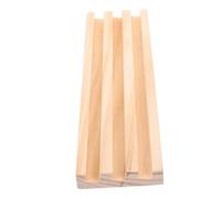 SOPOTUTU Minimalist Wooden Domino Tray Rack with Break Resistant Design Non Slip Base for Desktop Game Organization Stylish Domino Cards Holder Accessory for Adults and Family Play