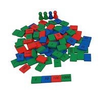 SOPOTUTU Montessori Math Teaching Aids Stamp for Boys Maple Educational Craft for Hand-eye Coordination Color Recognition and Patience Training Safe Finish