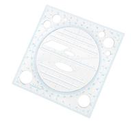 SOPOTUTU Multifunction Measuring Ruler with Geometric Drawing Template for Students School Maths Accurate Drafting Tool for Math Art Projects and Hand Copy Activities