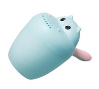 SOPOTUTU Multifunctional Baby Shampoo Cup and Bath Rinse Ladle, Plastic Water Scoop with Animal Design, Comfortable Grip for Bath Time Hair Washing and Eye Protection