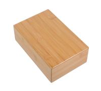 SOPOTUTU Natural Bamboo Yoga Block Wooden Brick for Yoga Auxiliary Support Home Fitness Exercise Non Slip Smooth Surface Portable Practice Tool