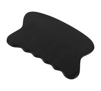 SOPOTUTU Natural Ox Horn Gua Sha Facial Tool Portable Scraping Board for Neck Back and Full Body Massage Fish-Shaped Curved Design for Traditional Chinese Therapy at Home and Spa