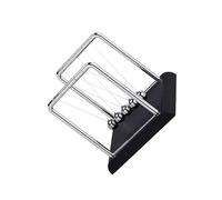 SOPOTUTU Newton's Cradle Five Balls Educational Energy Conservation Physics Experiment Tool for Students Desktop Decoration Dynamics Learning Model